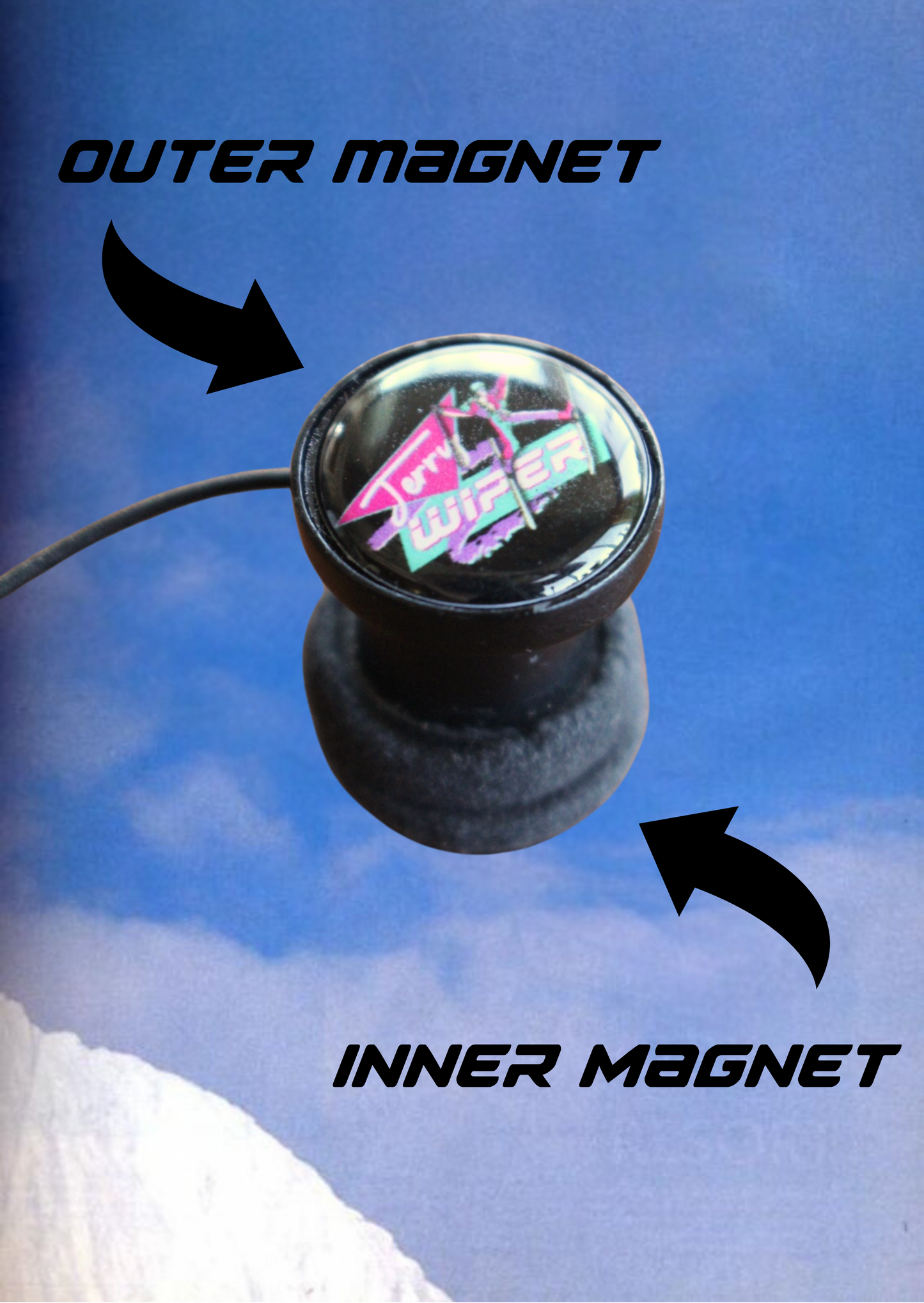 Jerry Wiper Magnetic Goggle Fog Wiper | Ski & Snowboard