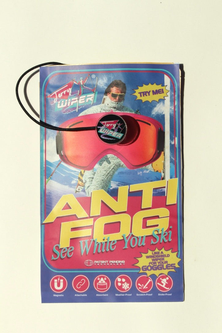 Jerry Wiper Ski Goggle AntiFog / Defogging device